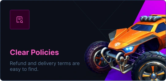 Clear Policies - Refund and delivery terms are easy to find.